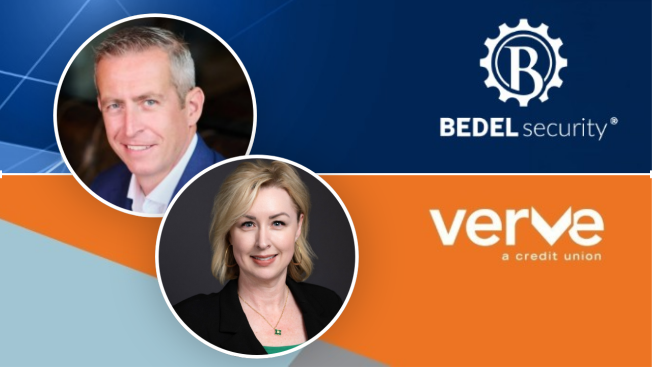 Chris Bedel of Bedel Security and Cyrene Wilke of Verve, a Credit Union, on the Travillian Next podcast