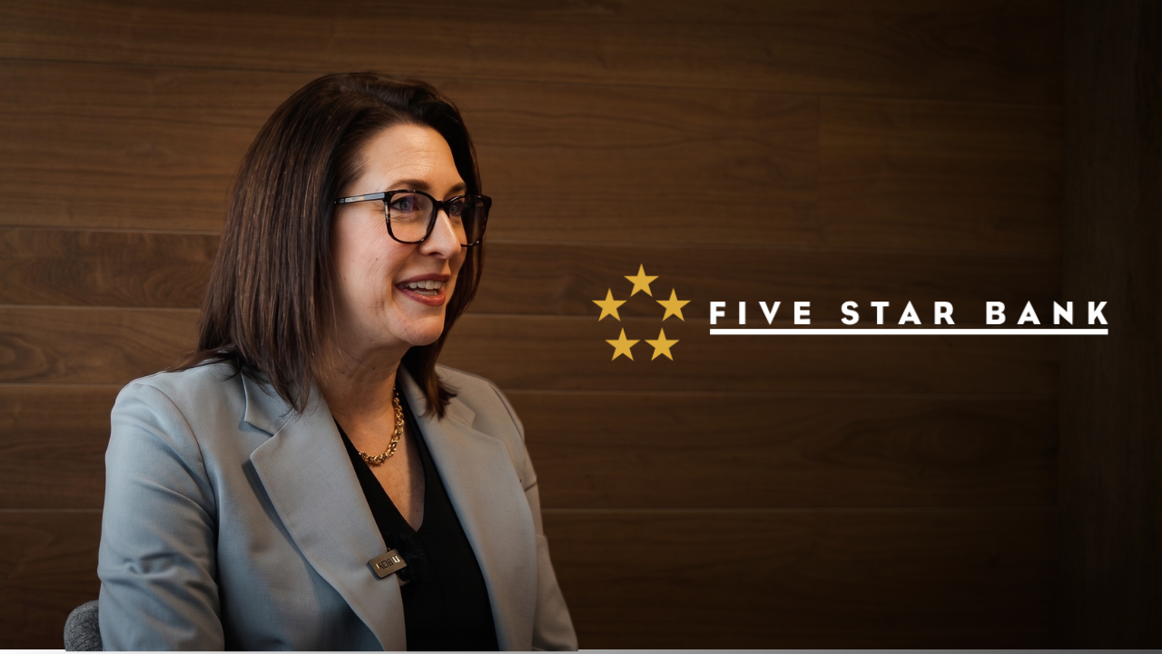 Heather Luck, EVP and Chief Financial Officer at Five Star Bank, sits down with Travillian's Amber Buker for an on-location, documentary-style interview filmed inside Five Star Bank.